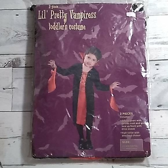 Lil Pretty Vanpiress toddler Halloween 🎃 costume - Picture 1 of 4